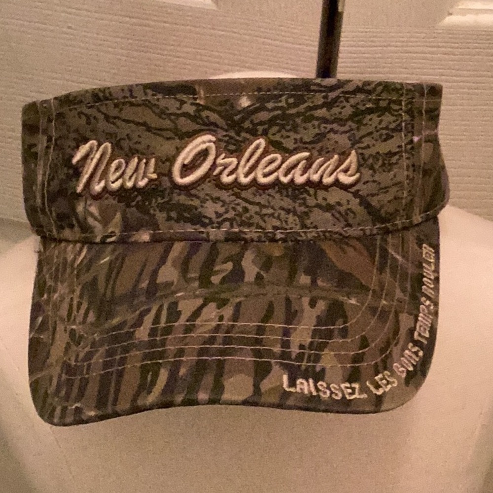 NWT Fun New Orleans Camo Visor Closet Must Have Makes Perfect Gift